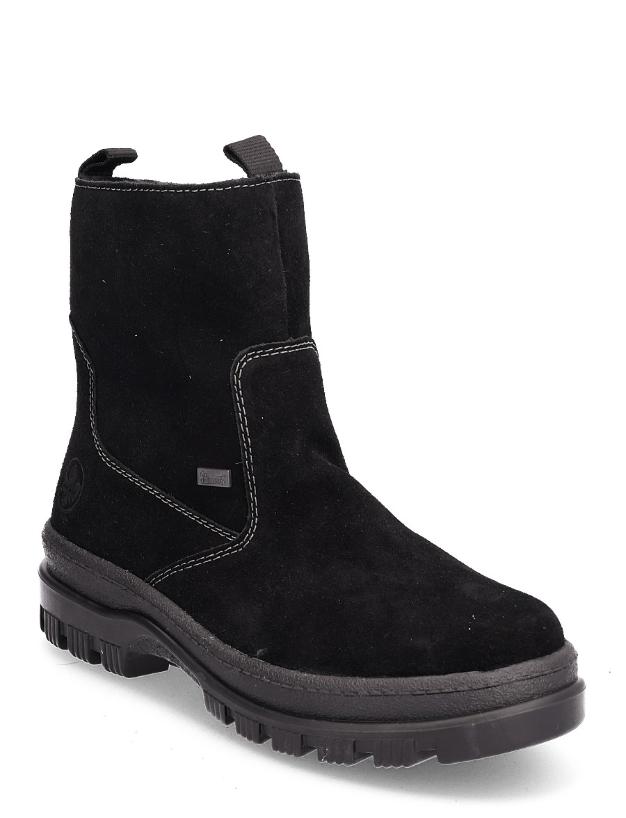 Rieker - Rieker Ladies mid height boots X8250-00 Black - flache stiefeletten - black - 0