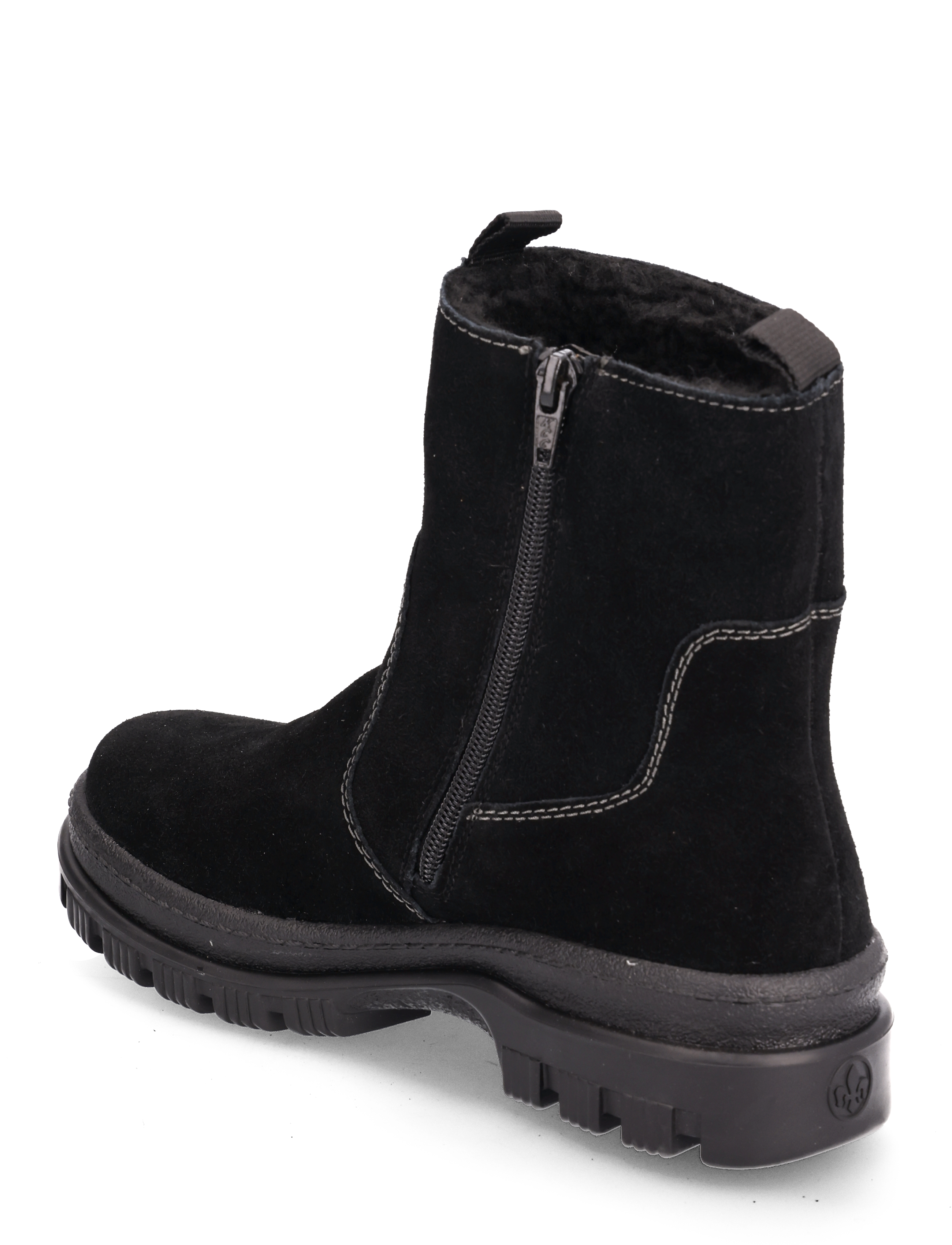 Rieker - Rieker Ladies mid height boots X8250-64 Beige - flat ankle boots - black - 2