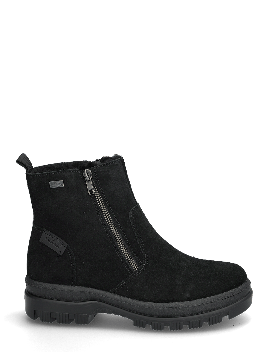 Rieker - Rieker Ladies mid height boots X8251-00 Black - flache stiefeletten - black - 1