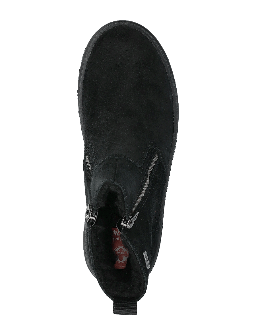 Rieker - Rieker Ladies mid height boots X8251-00 Black - flache stiefeletten - black - 3