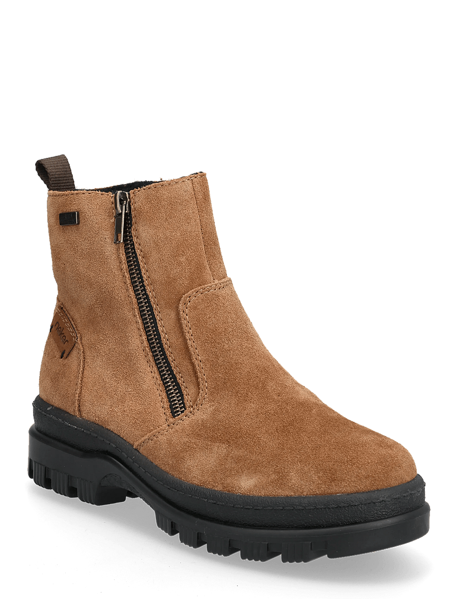 Rieker - Rieker Ladies mid height boots X8251-00 Black - flache stiefeletten - brown - 0