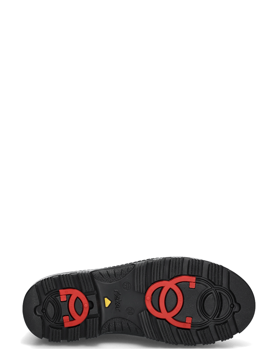 Rieker - X8253-00 - kontsaga poolsaapad - black - 4