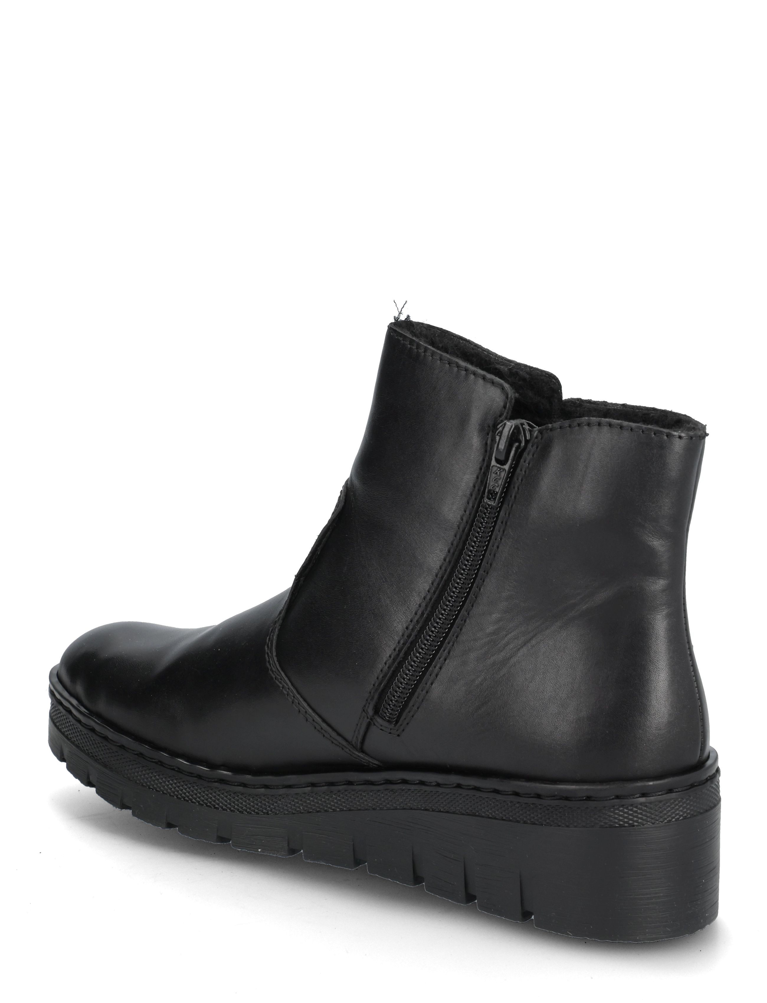 Rieker - X9165 - flade ankelstøvler - black - 2