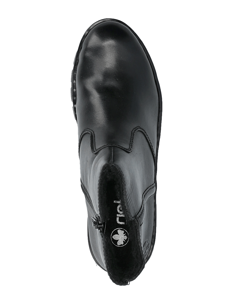 Rieker - X9165 - flache stiefeletten - black - 3