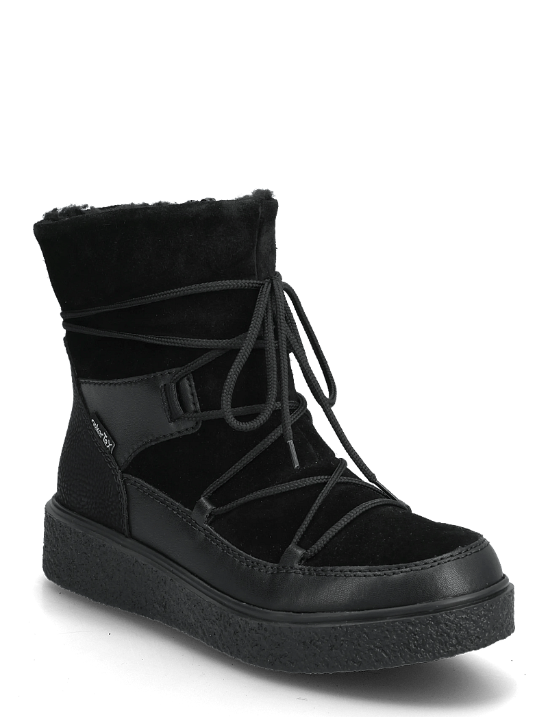 Rieker - Y0051 - platta ankelboots - black - 0