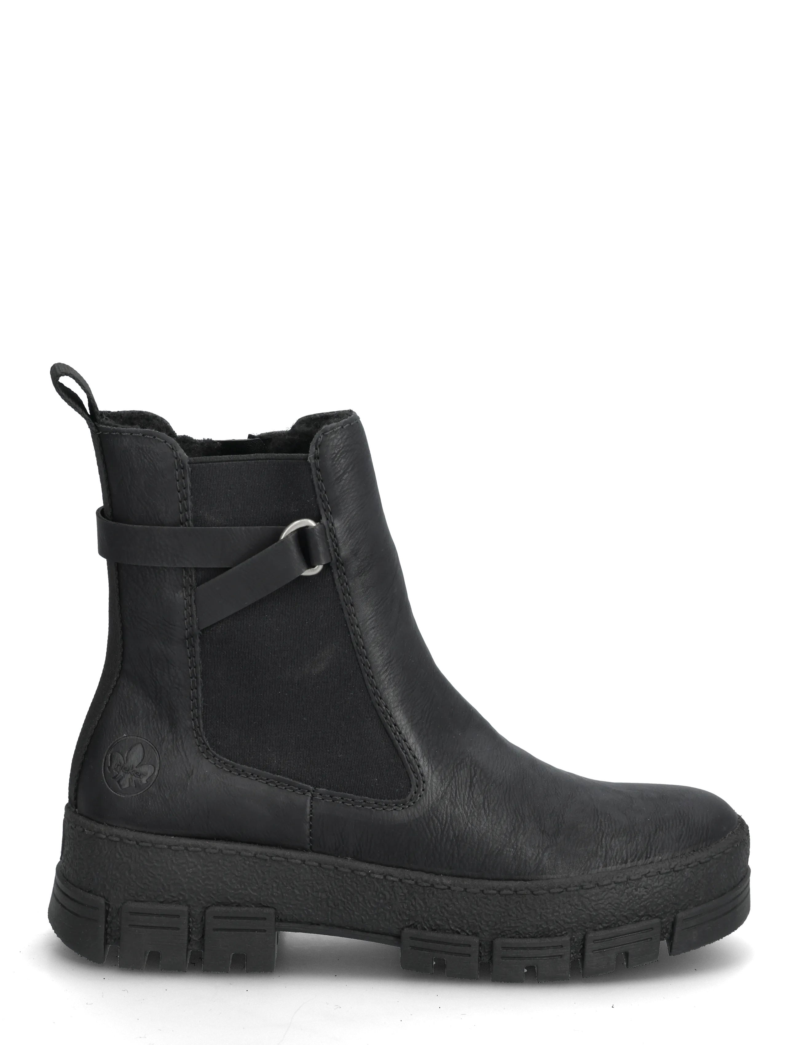 Rieker - Y0212 - madalad poolsaapad - black - 1