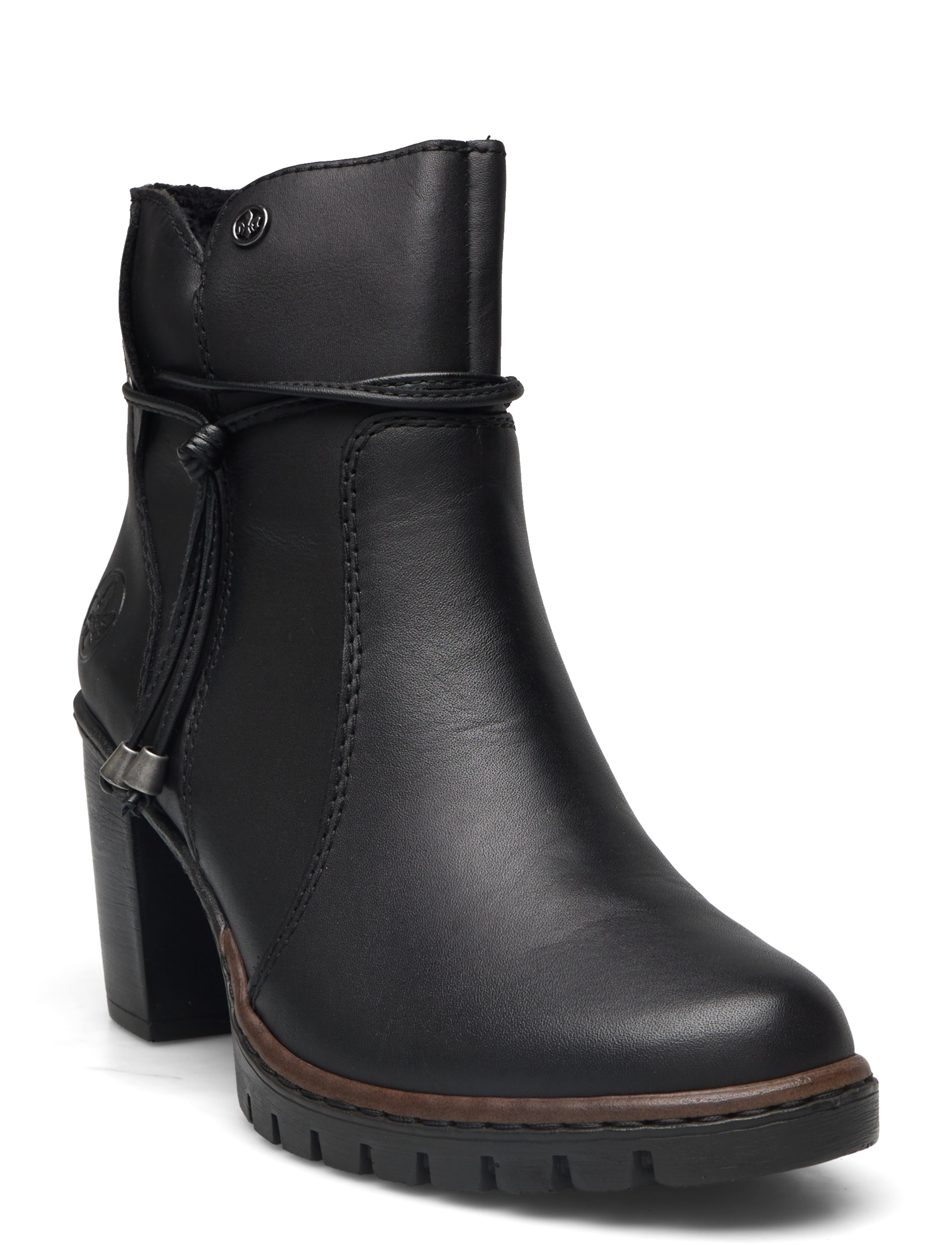 Rieker Y2567-22, 41, Ankle Boots, Schwarz - Boots With Heel, Frauen