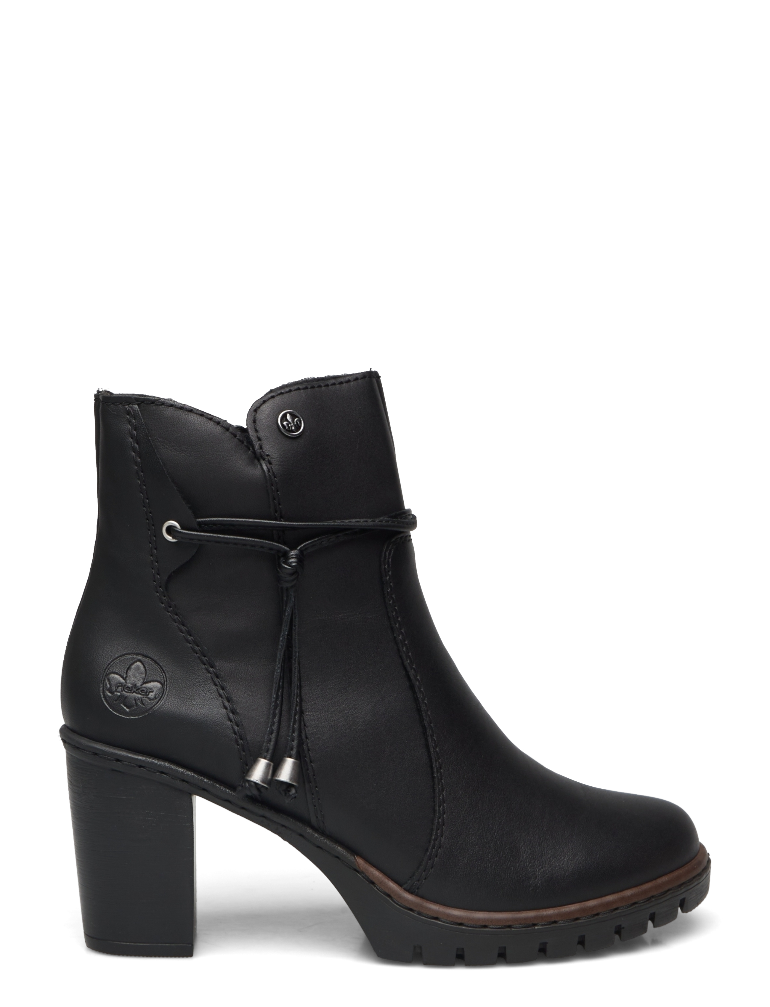 Rieker - Rieker Ladies mid height boots Y2567-22 Brown - stiefeletten mit absatz - black - 1