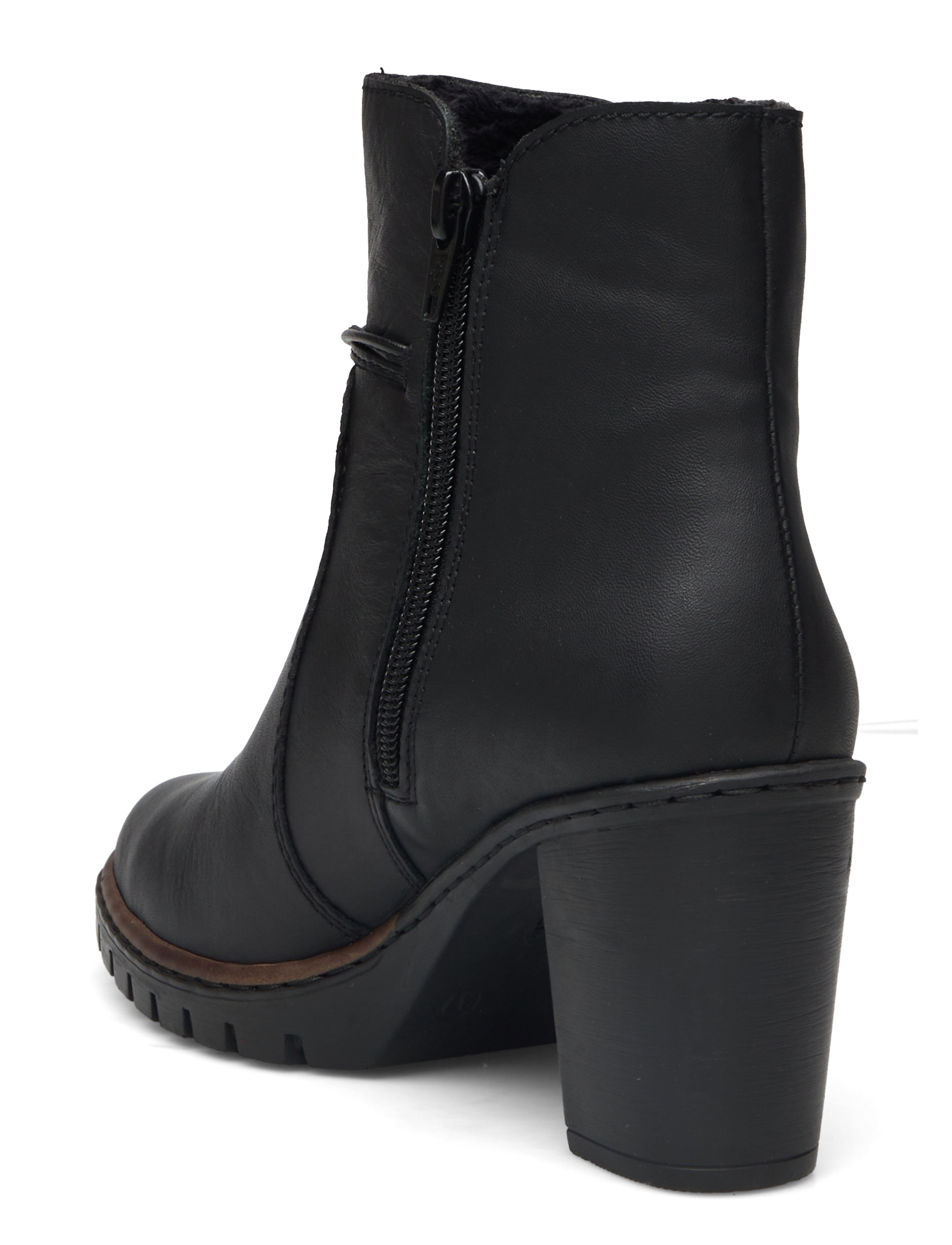 Rieker - Rieker Ladies mid height boots Y2567-22 Brown - stiefeletten mit absatz - black - 2