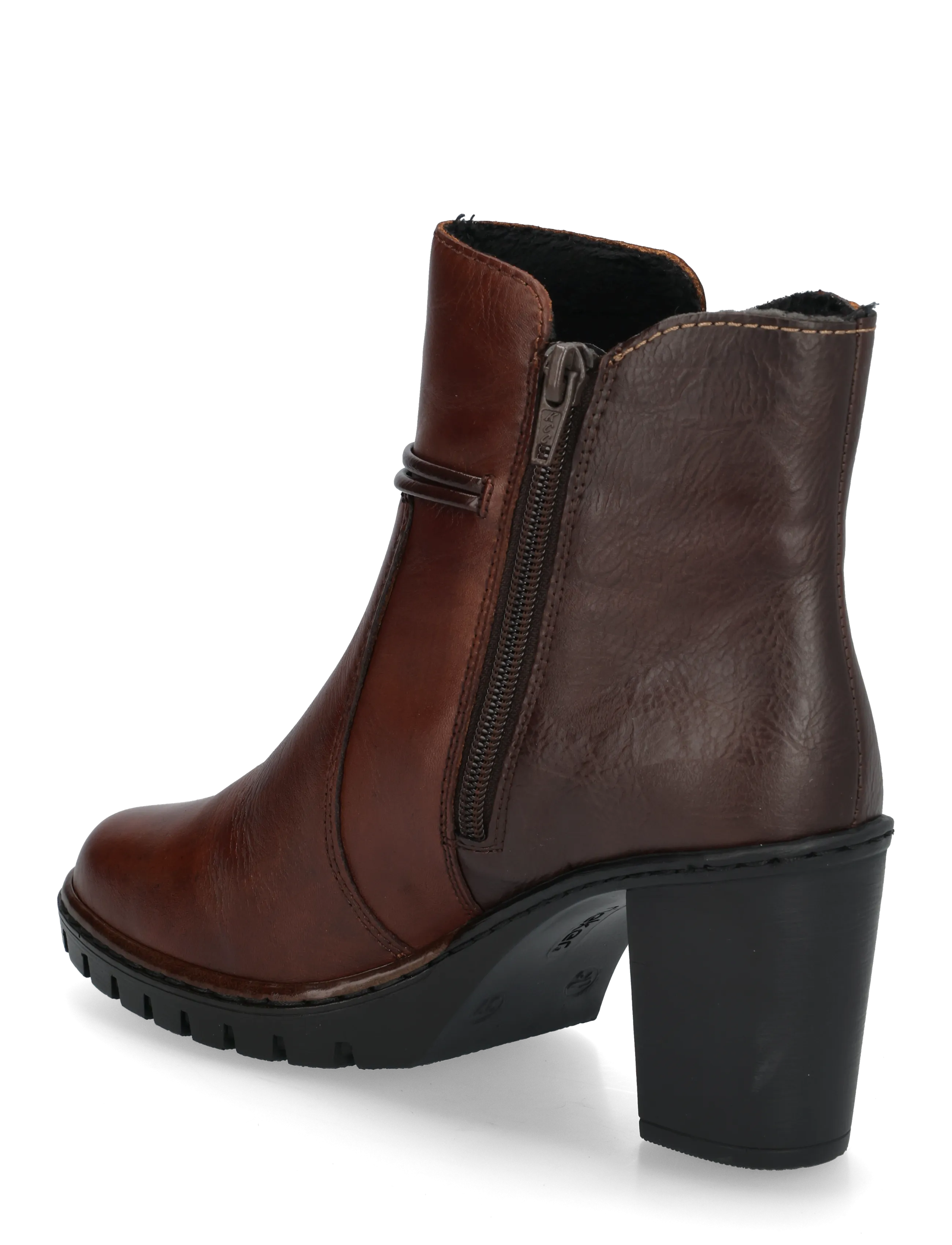 Rieker - Y2567-22 - kontsaga poolsaapad - brown - 1
