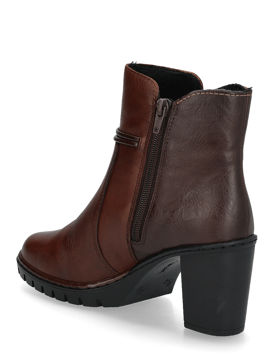 Rieker - Y2567-22 - kontsaga poolsaapad - brown - 1