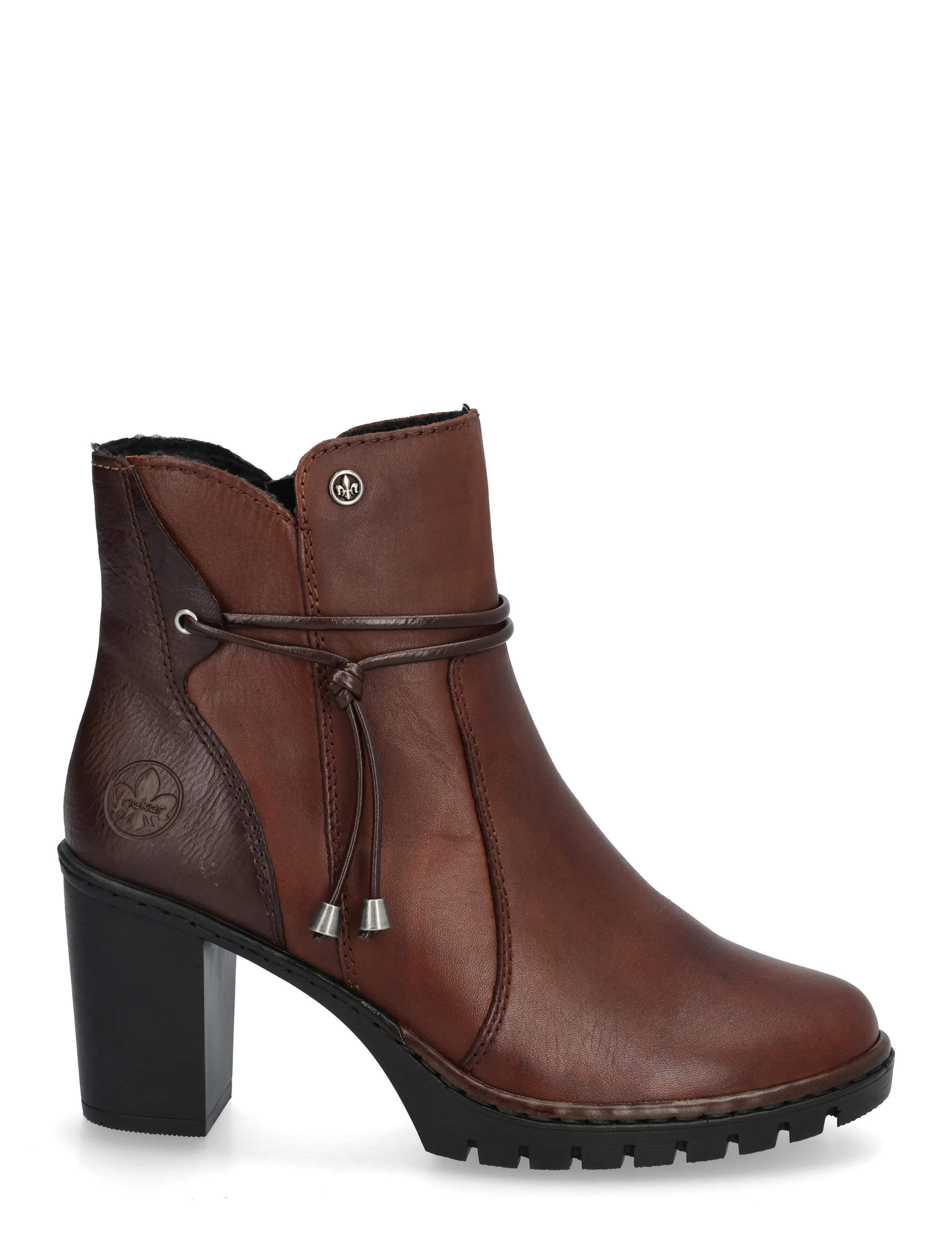 Rieker - Y2567-22 - kontsaga poolsaapad - brown - 2