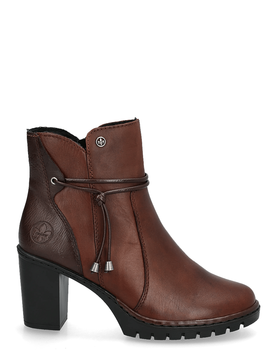 Rieker - Y2567-22 - kontsaga poolsaapad - brown - 2