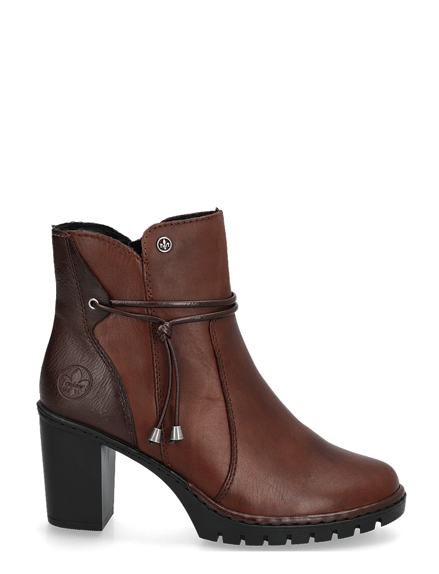 Rieker - Y2567-22 - stiefeletten mit absatz - brown - 2