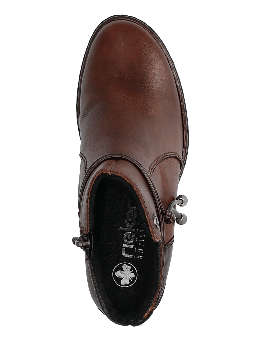 Rieker - Y2567-22 - stiefeletten mit absatz - brown - 3