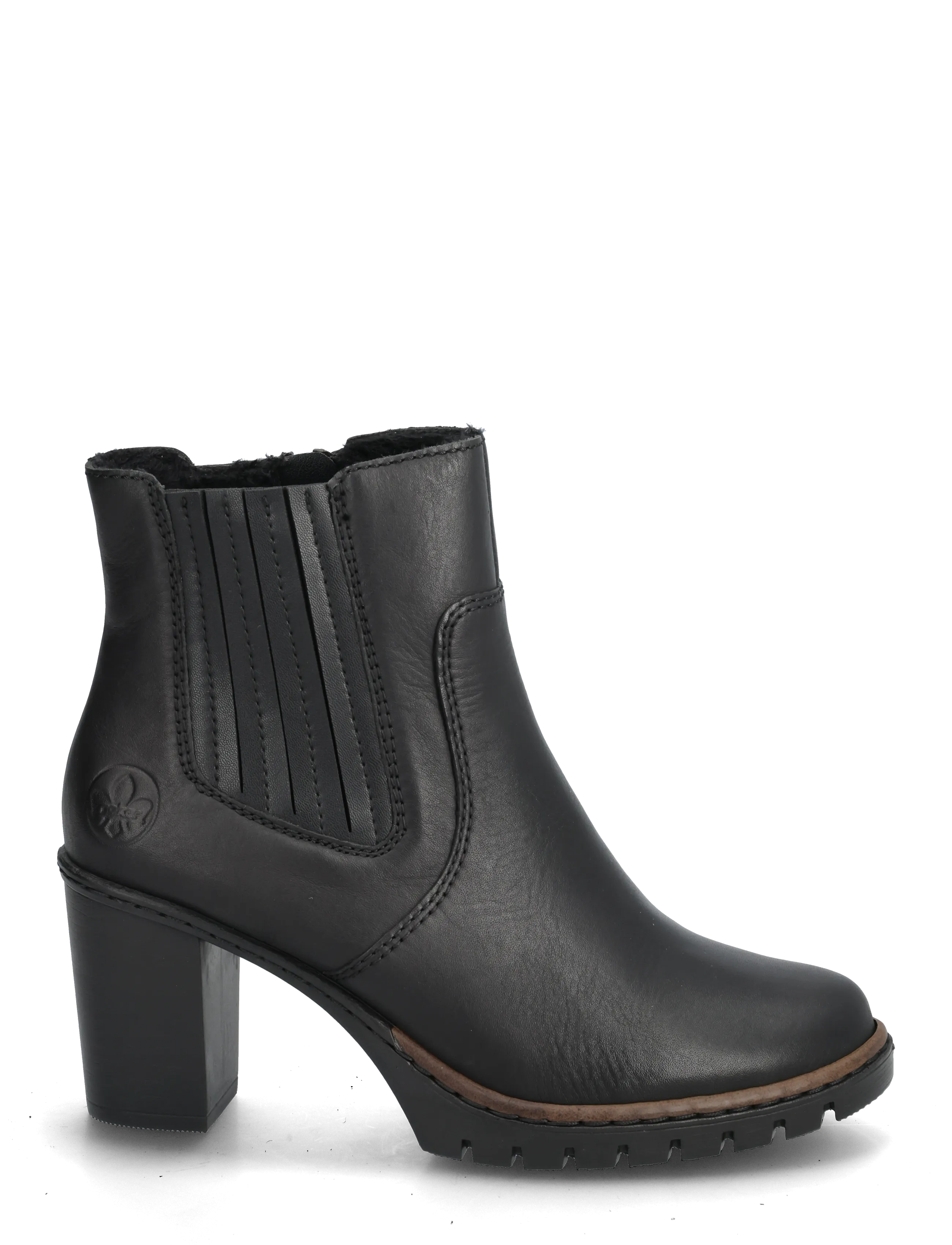 Rieker - Rieker Ladies mid height boots Y2577-00 Black - black - 1