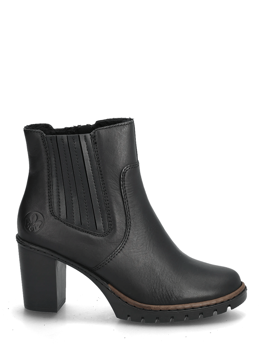 Rieker - Rieker Ladies mid height boots Y2577-00 Black - black - 1
