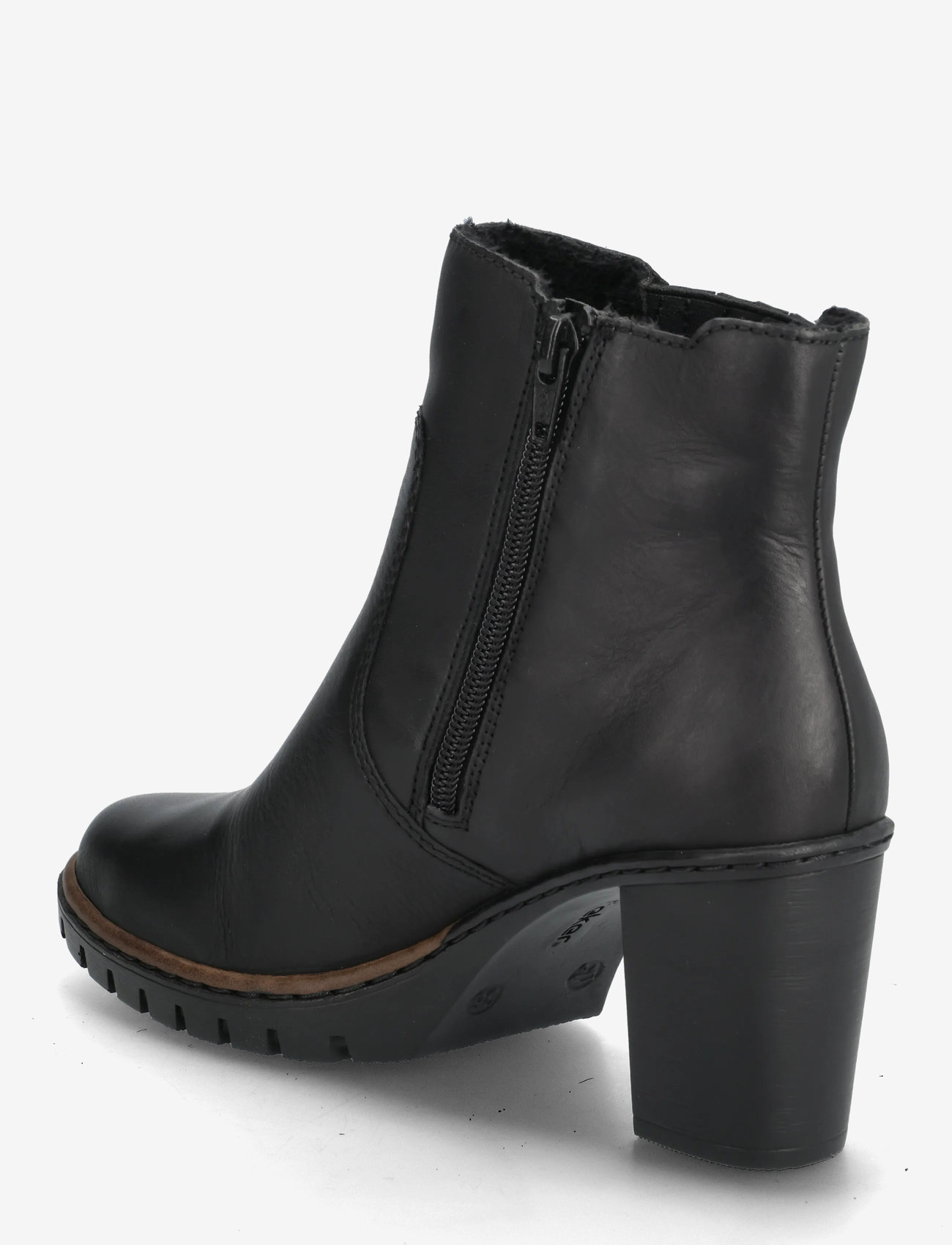 Rieker - Rieker Ladies mid height boots Y2577-00 Black - støvletter - black - 2