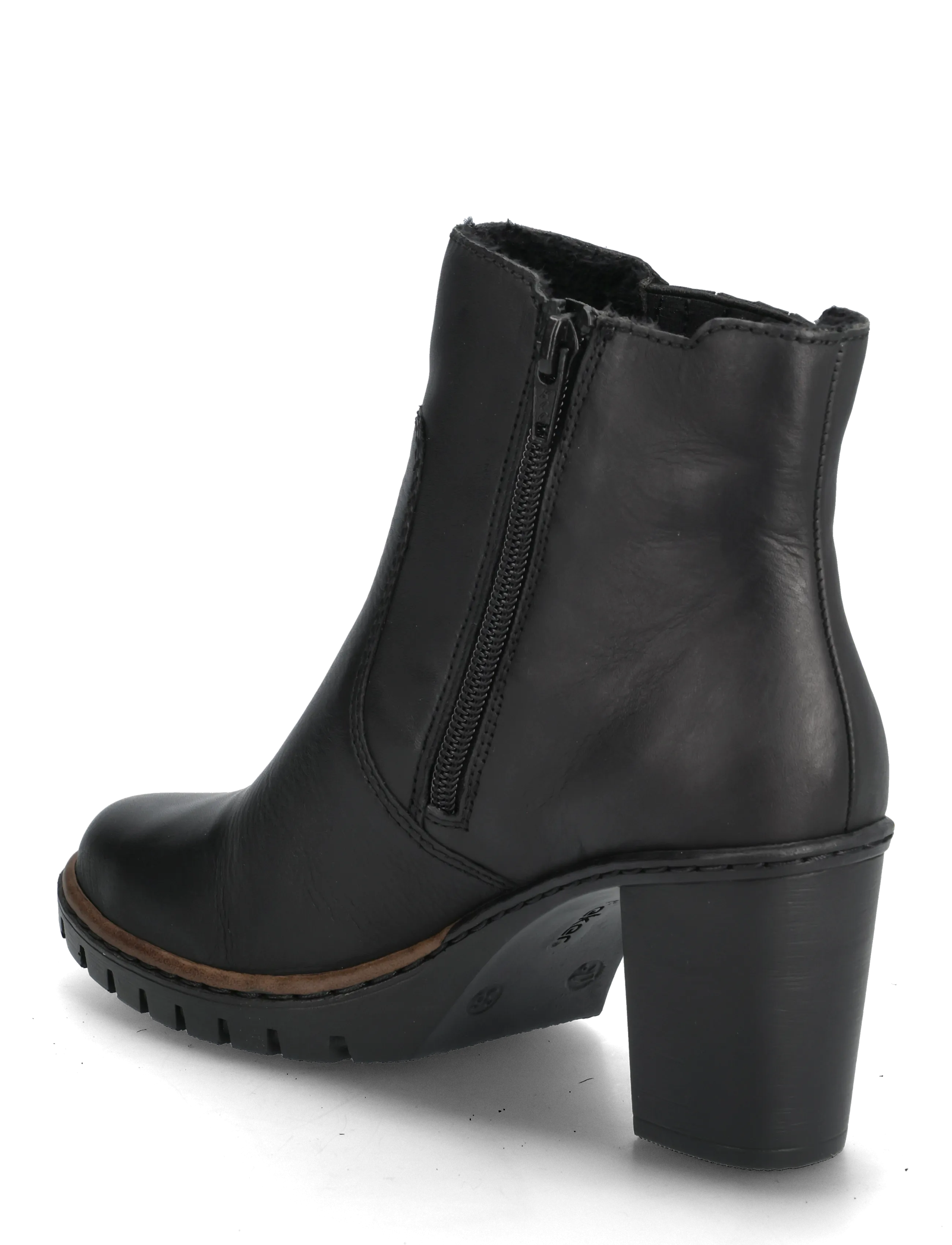 Rieker - Rieker Ladies mid height boots Y2577-00 Black - black - 2