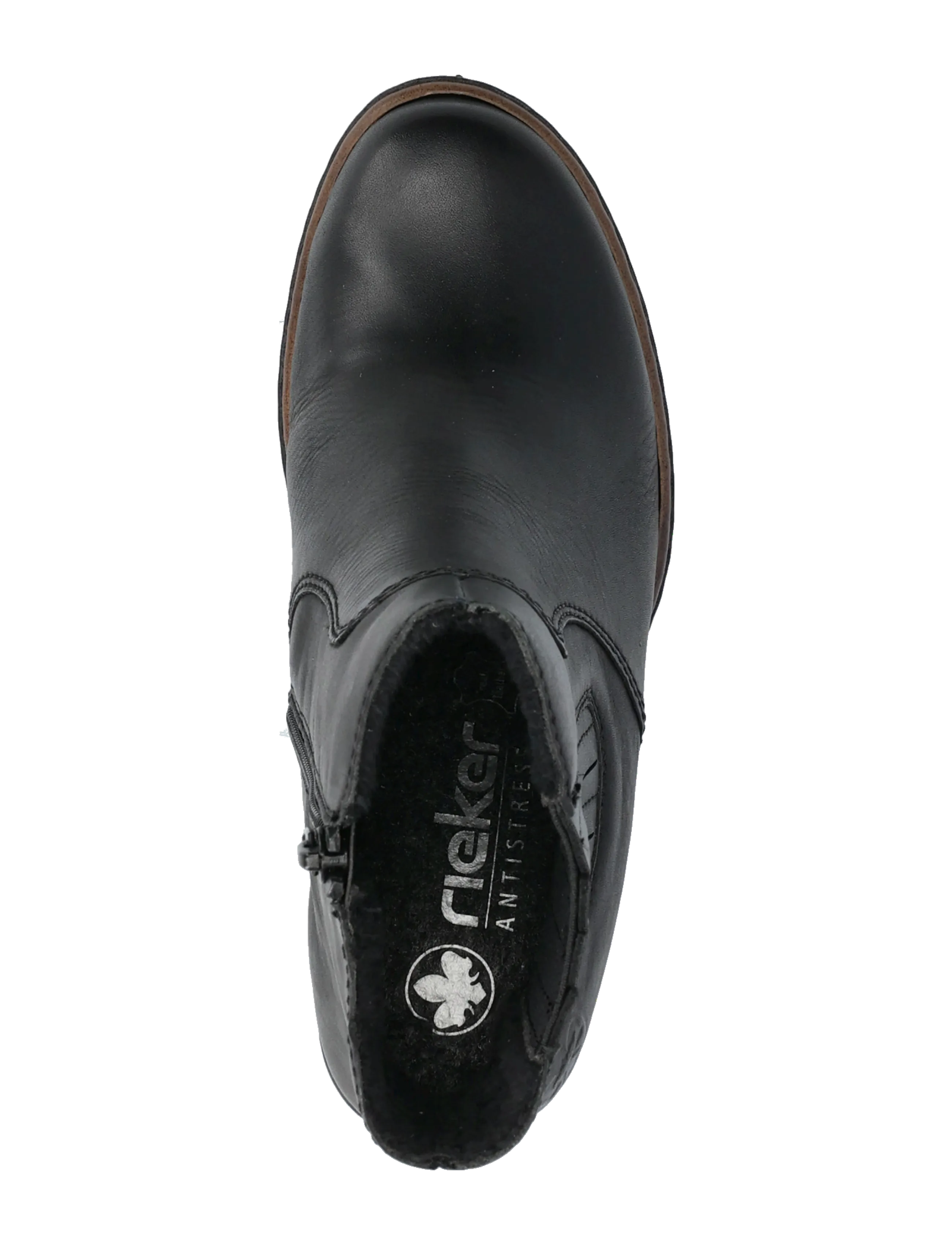 Rieker - Rieker Ladies mid height boots Y2577-00 Black - black - 3