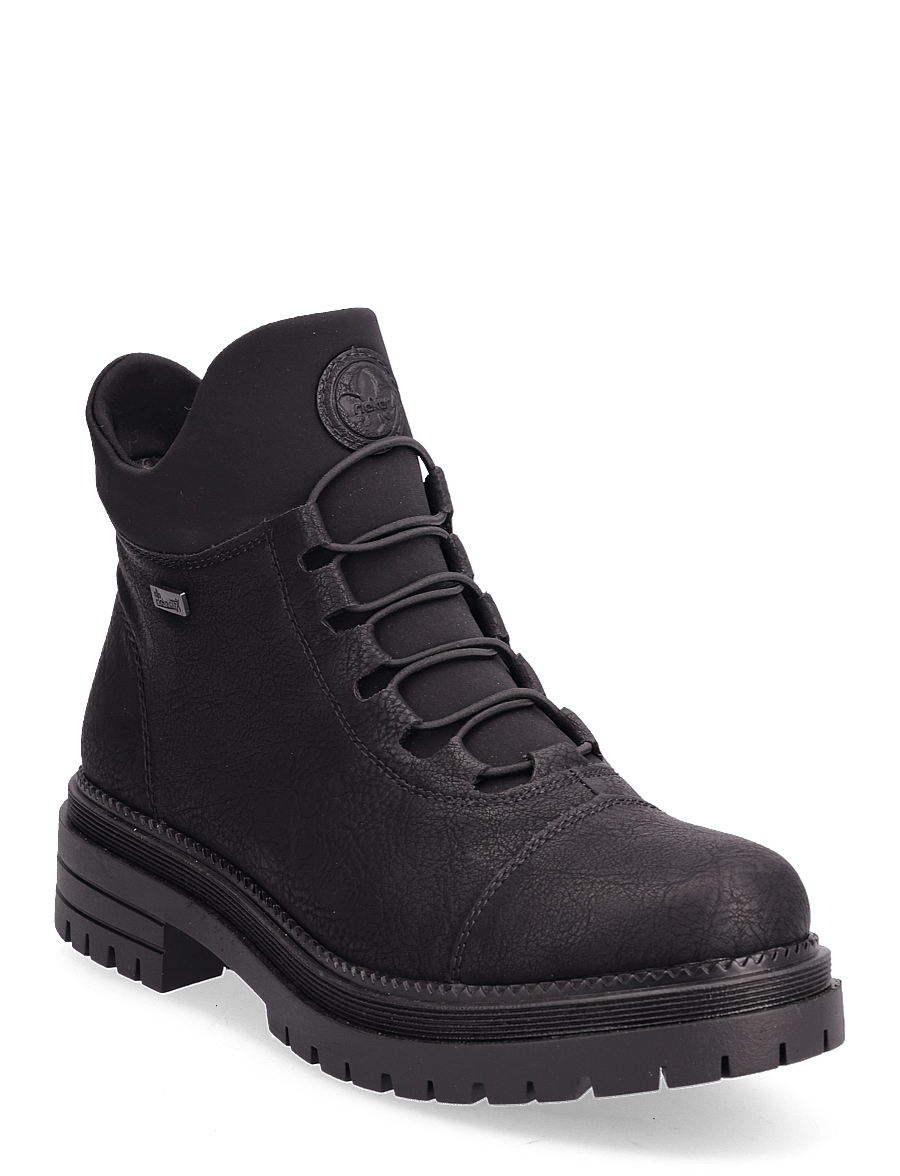 Rieker - Y3163-00 - geschnürte stiefel - black - 0