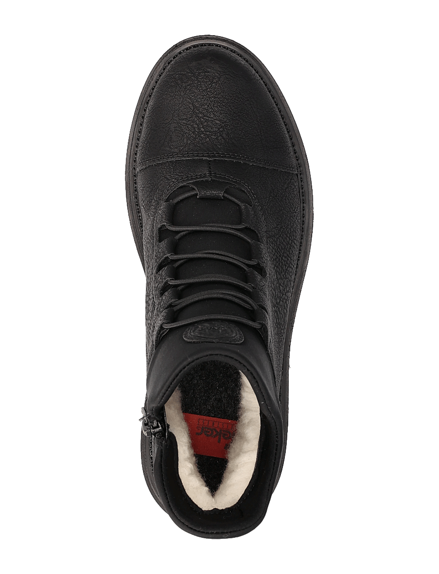 Rieker - Y3163-00 - geschnürte stiefel - black - 3