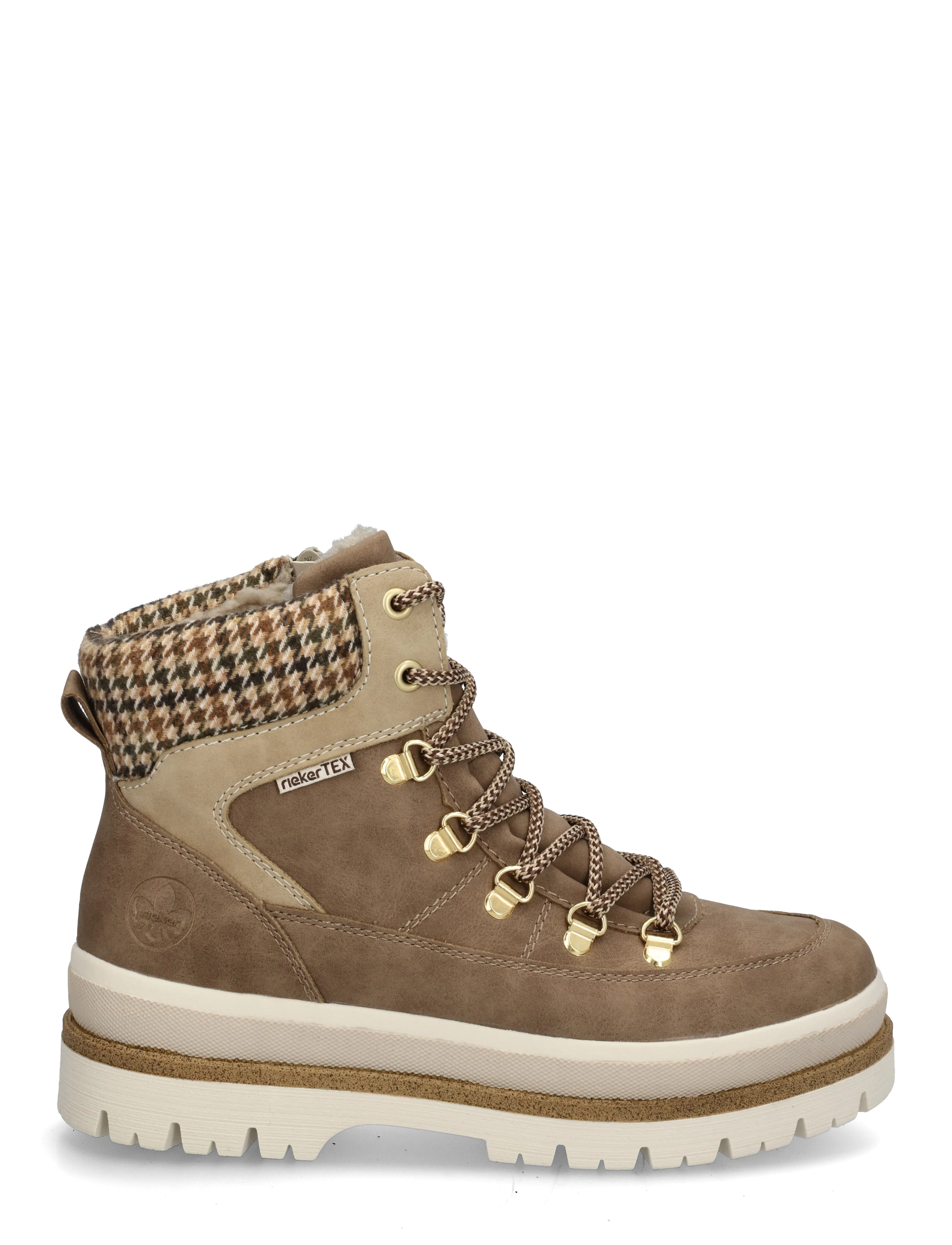 Rieker - Y6210-64 - snørestøvler - beige - 2