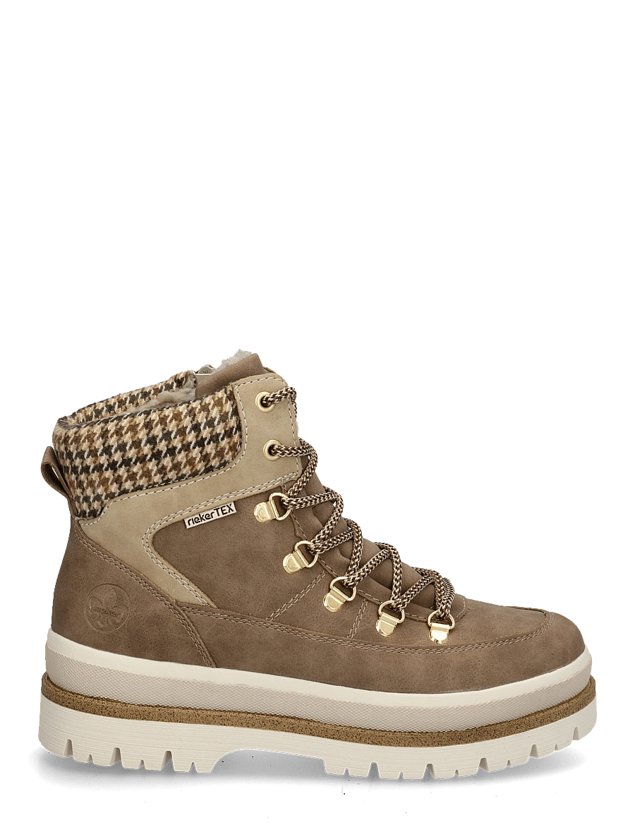 Rieker - Y6210-64 - snørestøvler - beige - 2