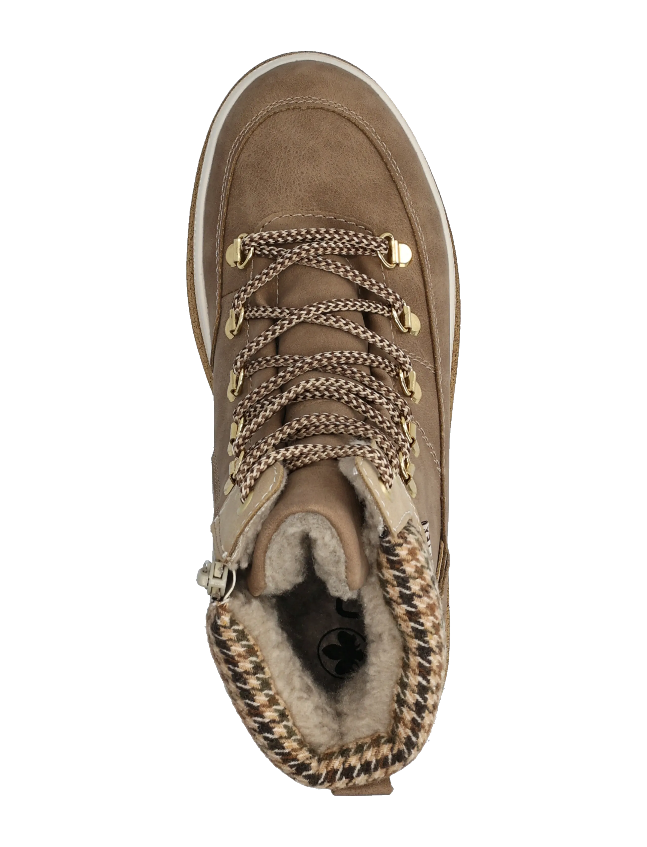Rieker - Y6210-64 - snørestøvler - beige - 3