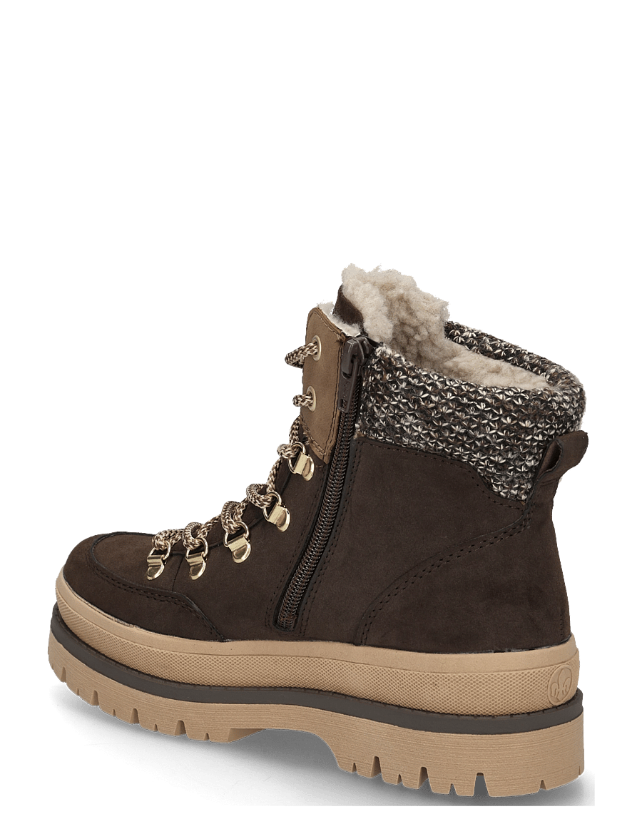 Rieker - Rieker Ladies mid height boots Y6210-25 Brown - geschnürte stiefel - brown - 1