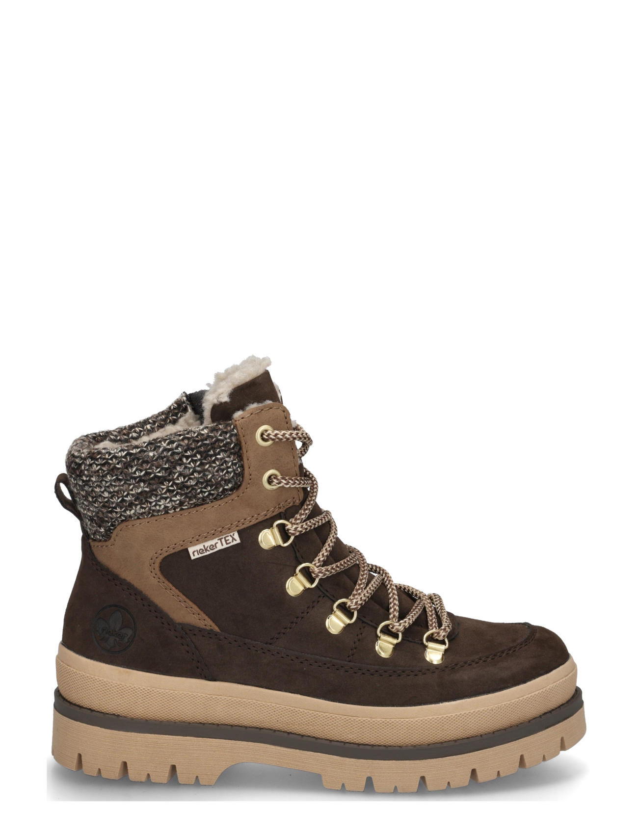 Rieker - Rieker Ladies mid height boots Y6210-25 Brown - geschnürte stiefel - brown - 2