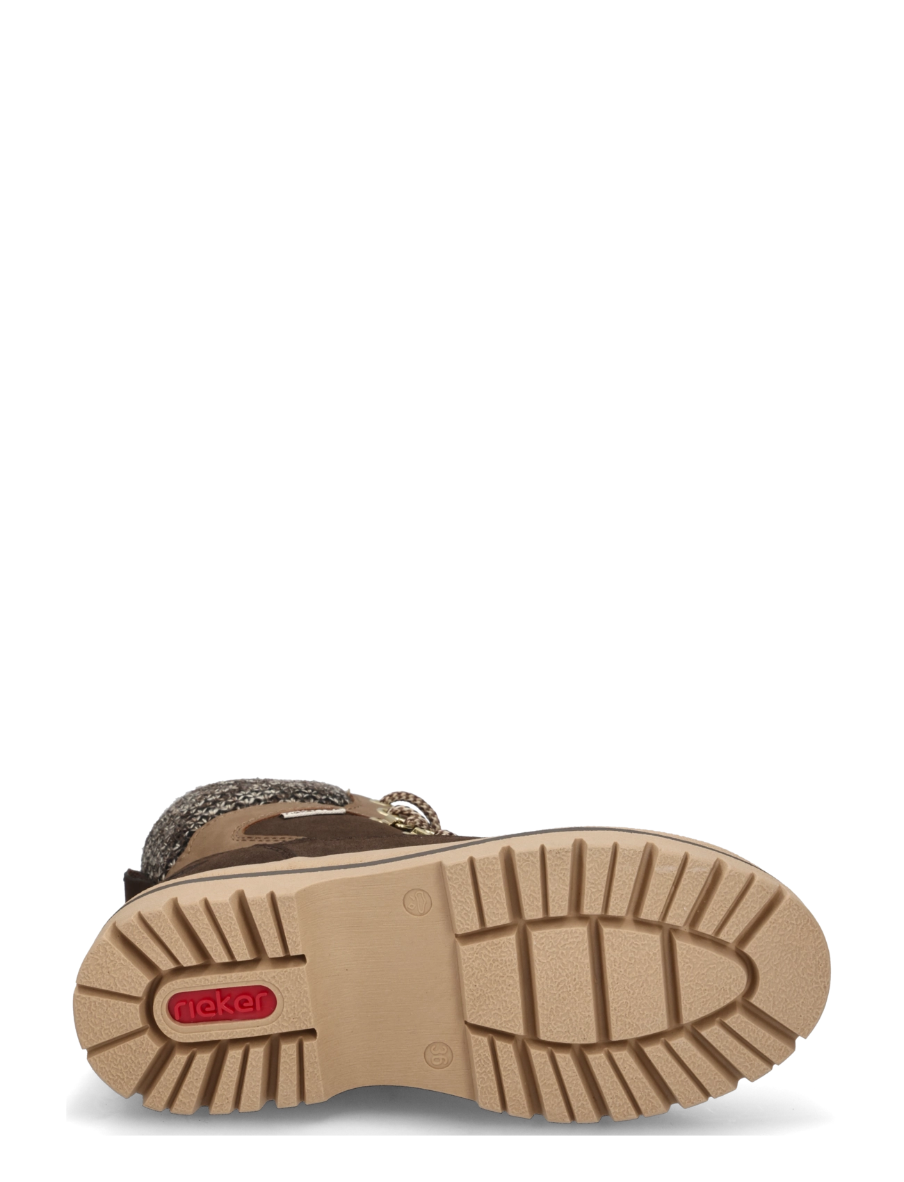 Rieker - Rieker Ladies mid height boots Y6210-25 Brown - geschnürte stiefel - brown - 4