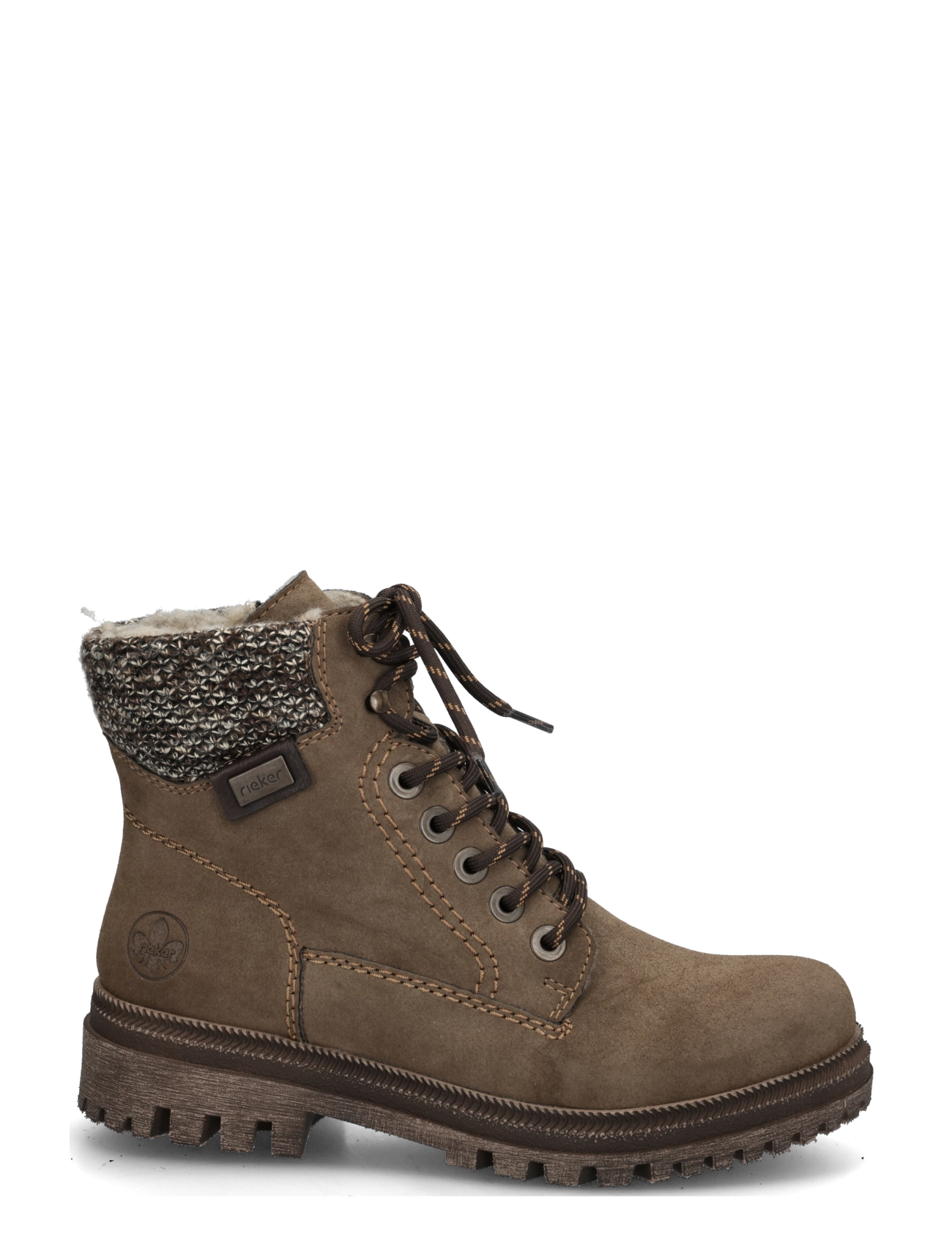 Rieker - Y7621-25 - geschnürte stiefel - brown - 2