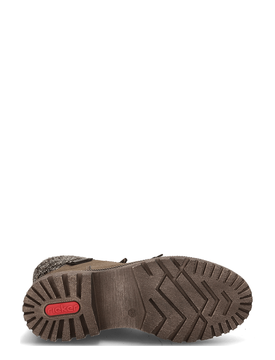 Rieker - Y7621-25 - geschnürte stiefel - brown - 4
