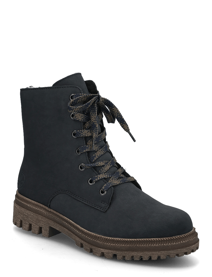 Rieker - Rieker Ladies mid height boots Y7622-25 Brown - kängor - blue - 0