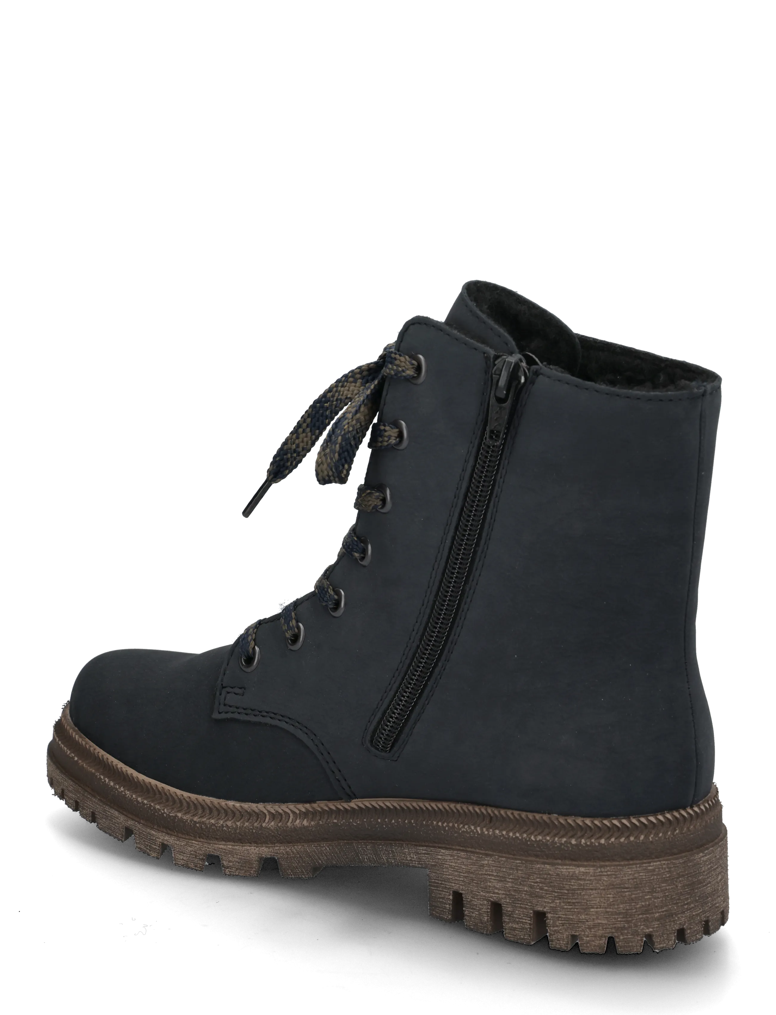 Rieker - Rieker Ladies mid height boots Y7622-25 Brown - kängor - blue - 1