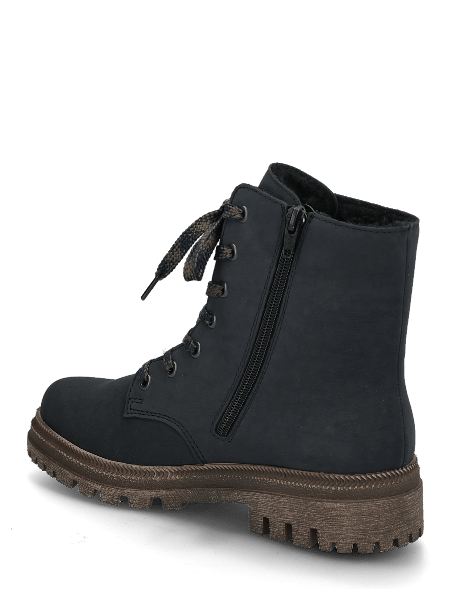 Rieker - Rieker Ladies mid height boots Y7622-25 Brown - kängor - blue - 1