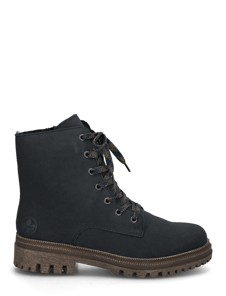 Rieker - Rieker Ladies mid height boots Y7622-25 Brown - kängor - blue - 2