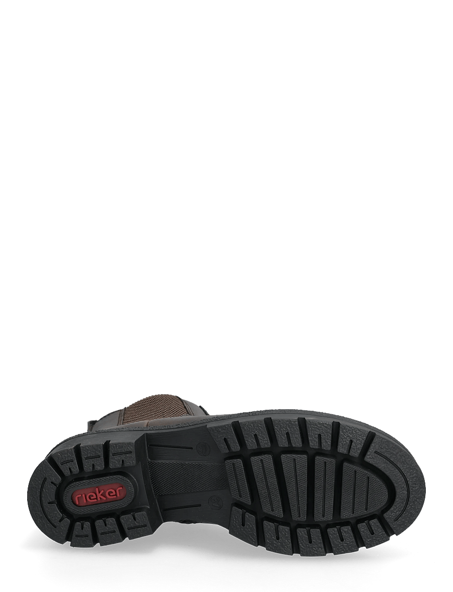 Rieker - Y8150 - platta ankelboots - brown - 4