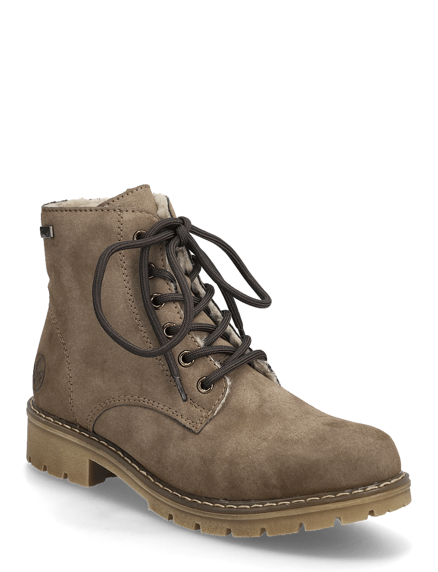 Rieker - Rieker Ladies mid height boots Y9103-24 Brown - flache stiefeletten - brown - 0
