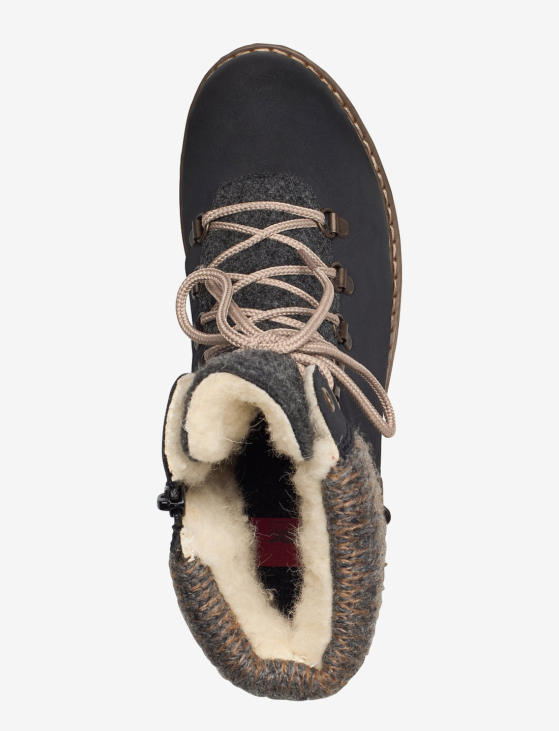 Rieker - Y9131 - geschnürte stiefel - blue - 3