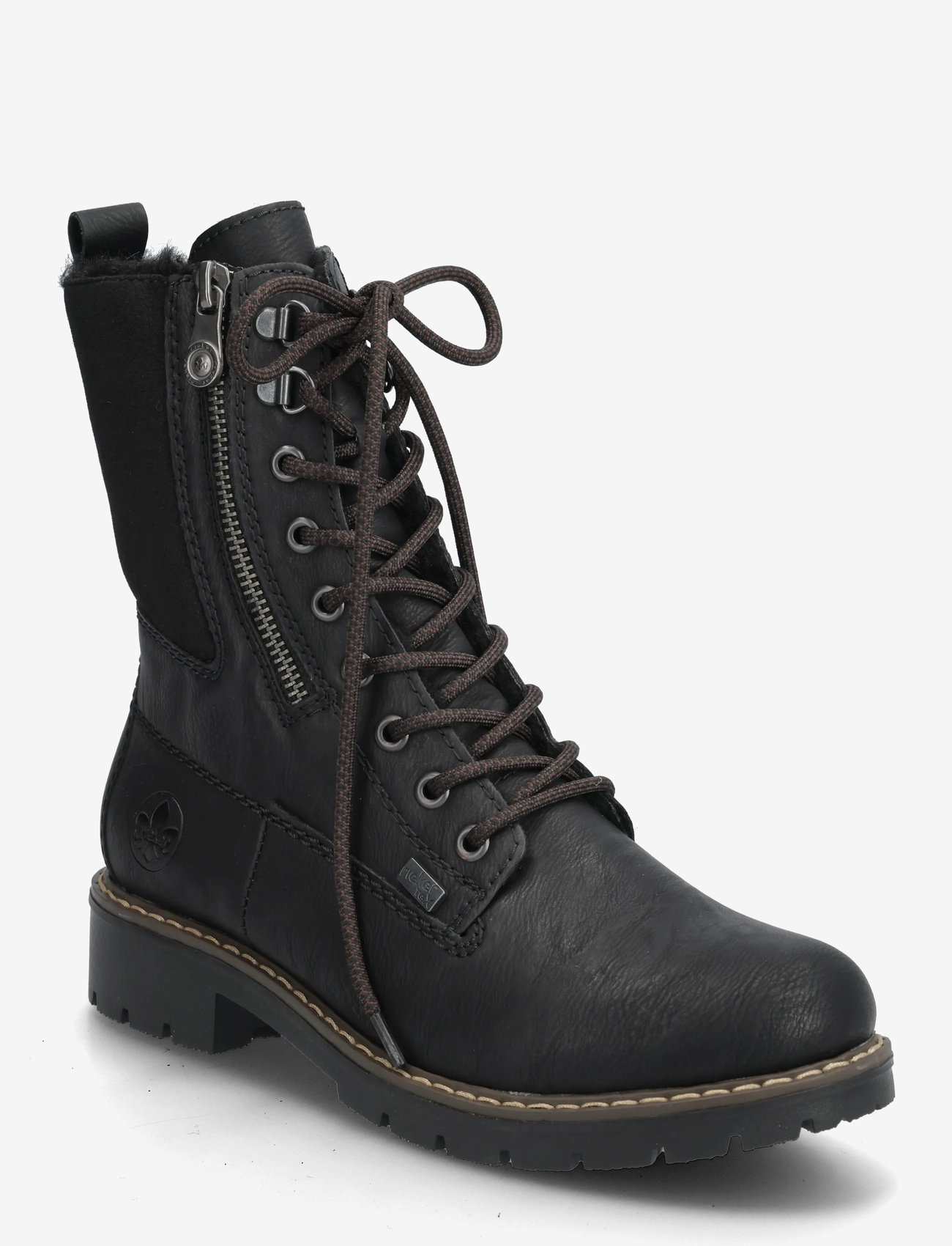 Rieker - Y9151 - platta ankelboots - black - 0