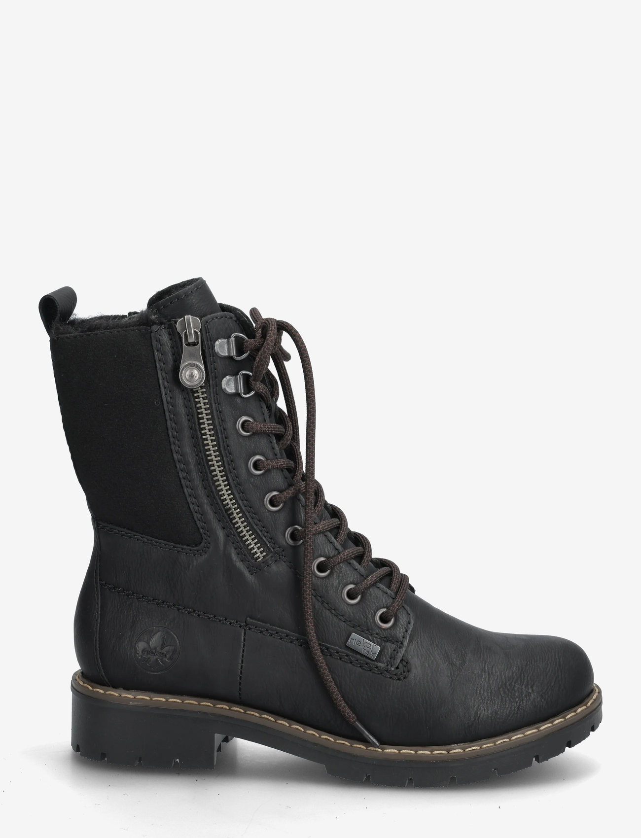 Rieker - Y9151 - platta ankelboots - black - 1