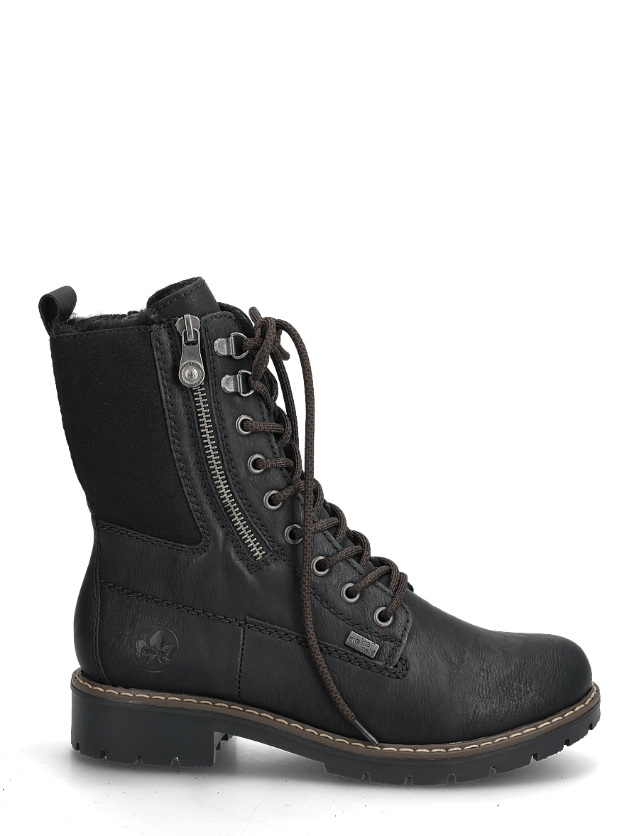 Rieker - Rieker Ladies mid height boots Y9151-00 Black - madalad poolsaapad - black - 1