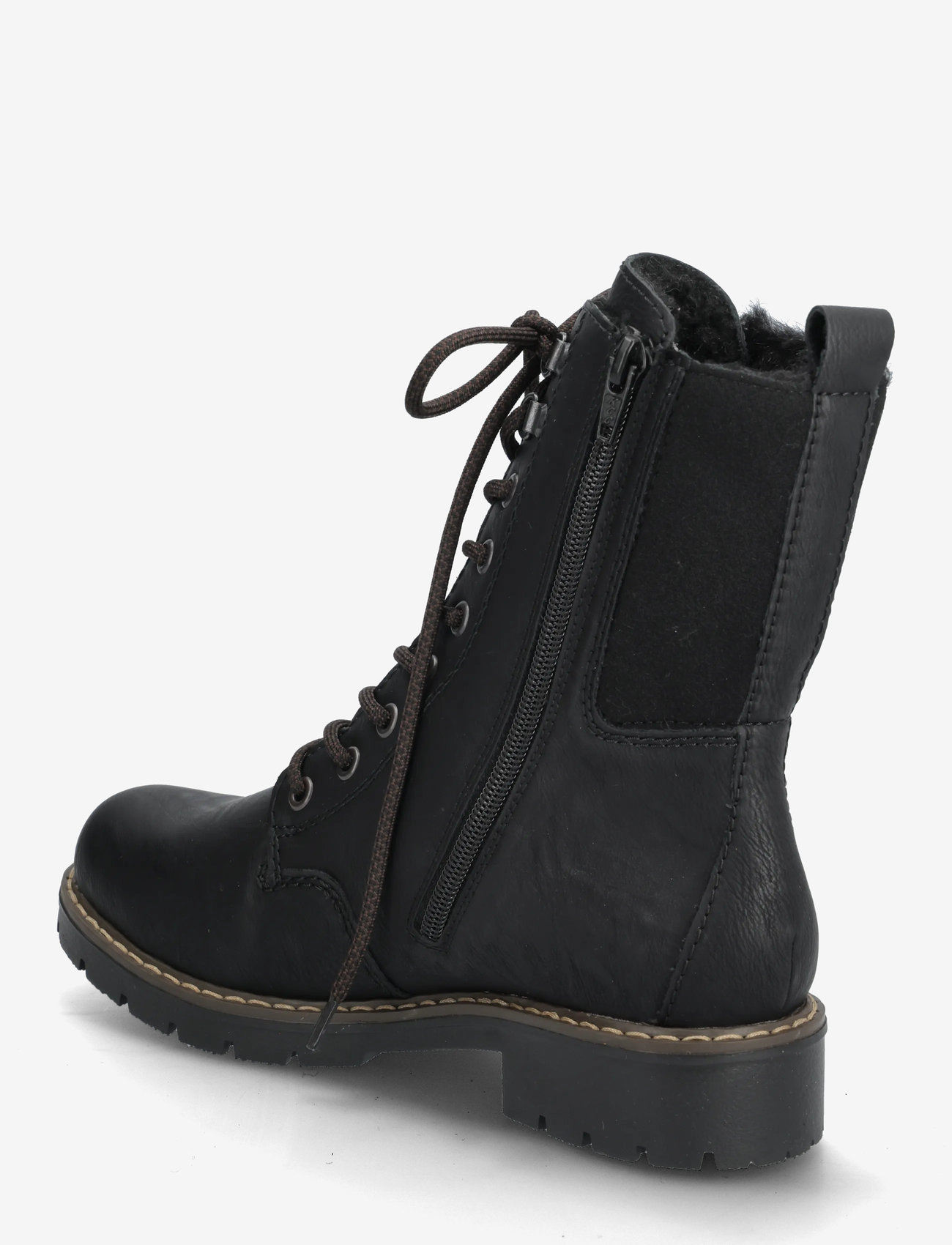 Rieker - Y9151 - platta ankelboots - black - 2