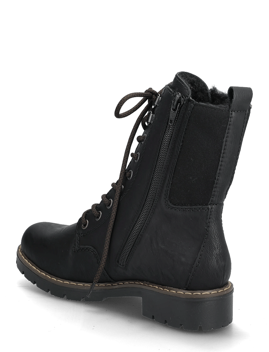 Rieker - Rieker Ladies mid height boots Y9151-00 Black - madalad poolsaapad - black - 2