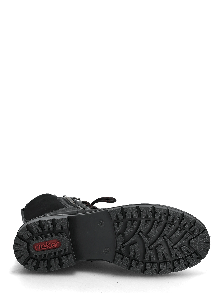 Rieker - Rieker Ladies mid height boots Y9151-00 Black - madalad poolsaapad - black - 4