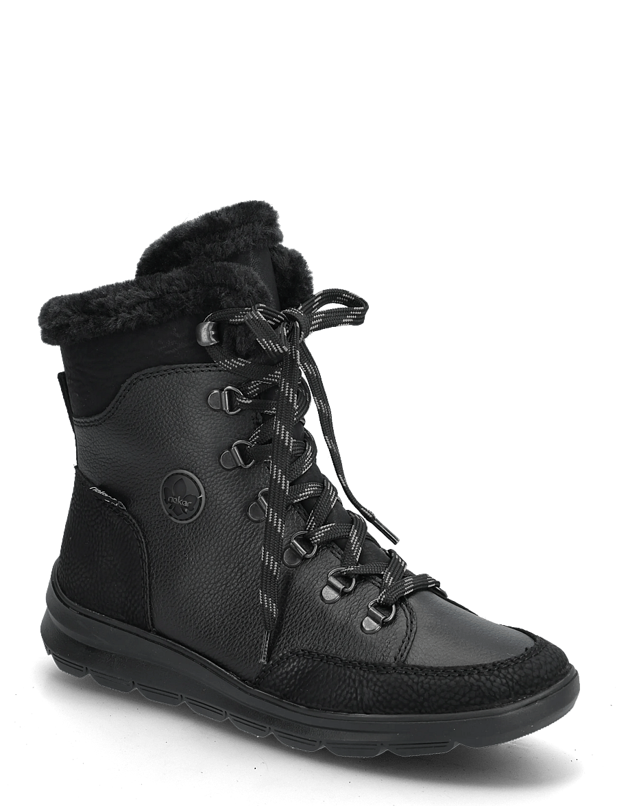 Rieker - Z0000 - nauhalliset nilkkurit - black - 0