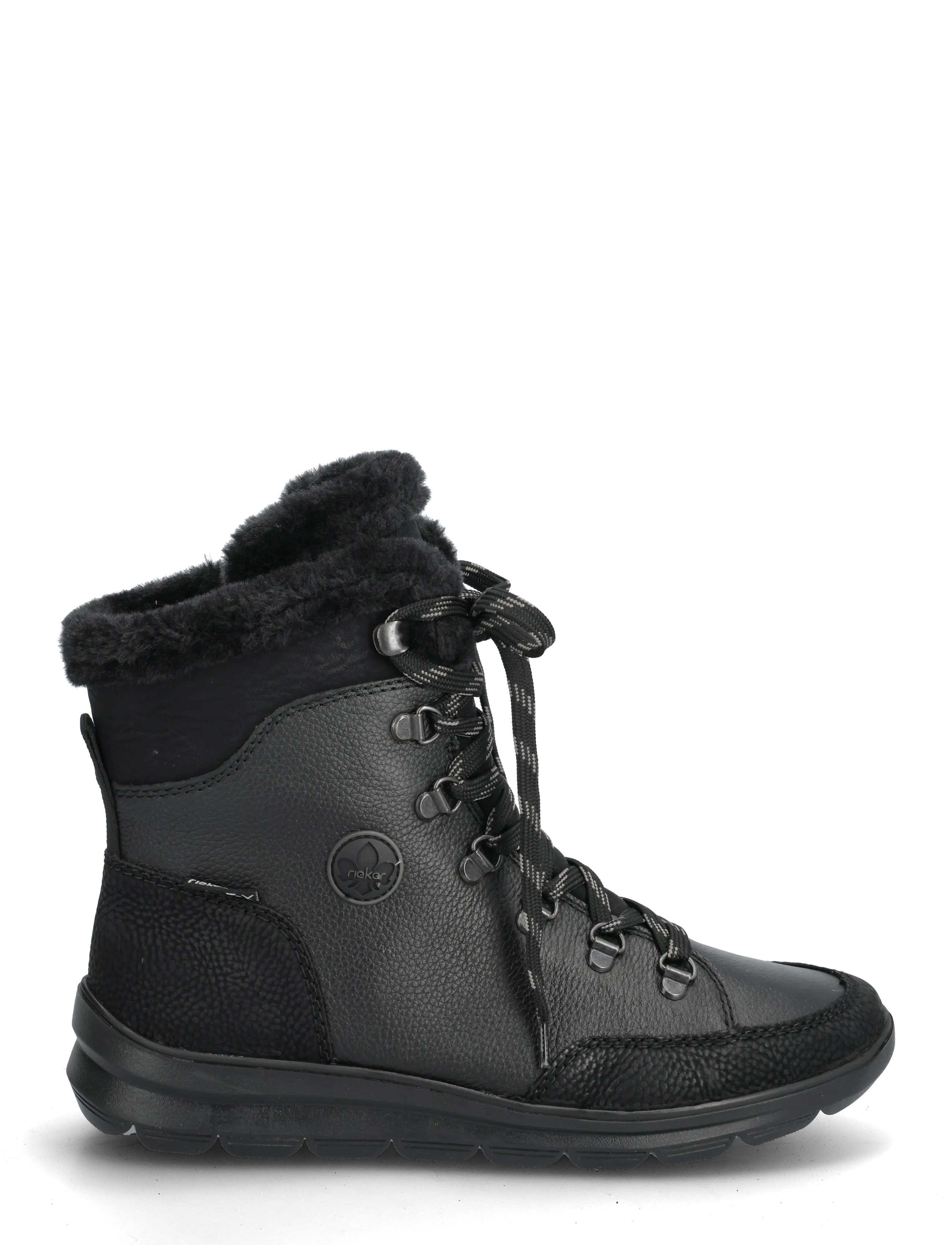 Rieker - Z0000 - geschnürte stiefel - black - 1
