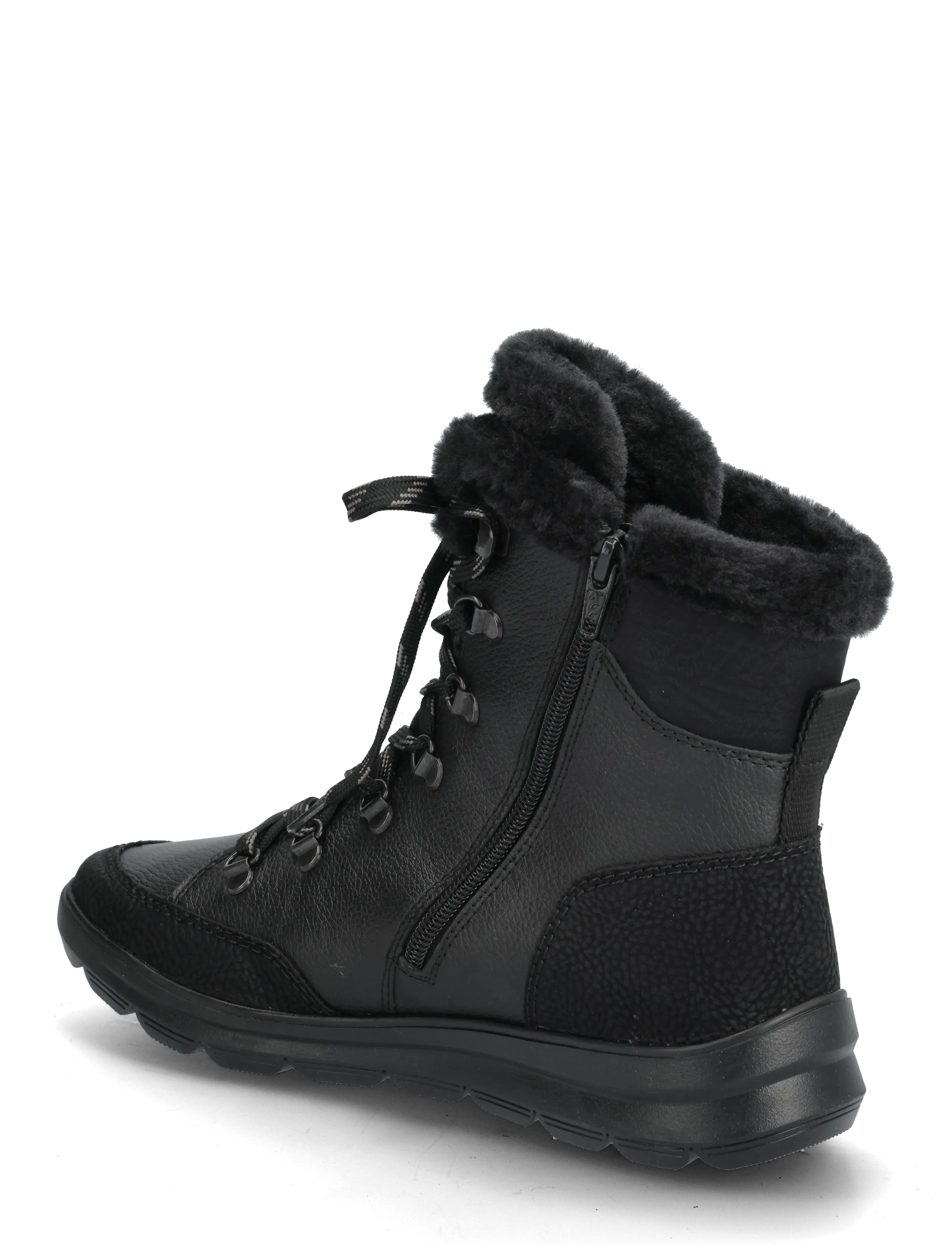 Rieker - Z0000 - geschnürte stiefel - black - 2